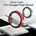 Tempered Glass+Case For Google Pixel Watch 2 Screen Protector Glass Cover 2 in 1 Bumper For Google Pixel Watch Protective Cover. 