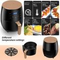 6L Air Fryer - 2400W Oil Free air frying pan,24H Appointment,6 cooking functions, Removable Non-Stick Basket, Easy Clean, LCD Digital Touch Display, Family Size, Healthy Cooking Air Fryer. 