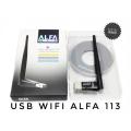 ALFA wireless N USB Adapter W-113 WITH ANTENNA. 