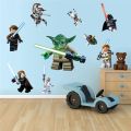 Ineverlefte 3D Star Wars Wall Stickers For Kids Rooms Death Star Art Decals 2025 New Children computer Wallpaper poster Boy's Room Decor Movie Poster. 