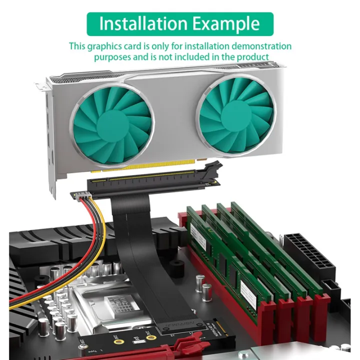 Riser%20Cable%20M.2%20NVME%20to%20PCIE%20X16%20Adapter%20Graphics%20Extension%20Cable%2090%20Degree%20PCI%20Express%203.0%2016X%20to%20M%20Key%20Riser%20Cable%20A%20-%20Image%205