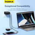 Baseus 65W GaN5 Fast Charging USB Type C Charger Quick Charge for Laptops Tablets PD3.0 QC3.0 Compatible Charge. 