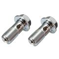 6X Motorcycle Stainless Brake Banjo Bolt M10 x 1.0mm Caliper Master Cylinder. 