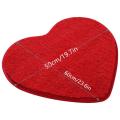 Love Heart Mat Shaped Mat Non-Slip Mat Soft Push Floor Mat Bathroom Floor Rug Living Room Mats Faux Carpet. 