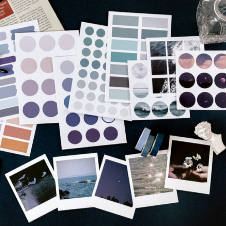 RHS%20Online%2064PCS%20Basic%20Material%20Set%20Stickers%20Tape%20Memo%20Paper%20Card%20Journal%20Planner%20Diary%20Scrapbook%20-%20Image%208