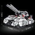 〓Official IP Authorization〓COD〓 Compatible with LEGO Large Tank Model Transformable Snow Terrain Building Blocks Boys  Armored Vehicle Assembly Educational Toy 〓COD〓. 