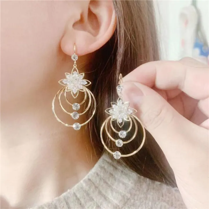 Alloy%20Geometric%20earrings%20Intricate%205.7*3cm%20Multi-layer%20earrings%20Circular%20earrings%20for%20Party%20Wedding%20Night%20out%20%20wear%20Gift%20idea%20Evening%20wear%20Special%20occasions%20Fashion%20enthusiasts%20Statement%20jewelry%20-%20Image%206