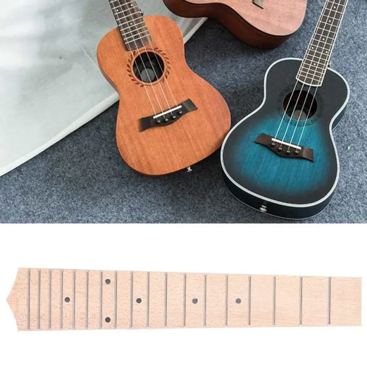 18%20Frets%20Ukulele%20Fretboard%20Maple%20Wood%20Fingerboard%20w/%20Black%20Dot%20for%2024''%20-%20Image%204