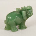 and d atural n Aenturine Jade Stone Craing Elephant Statue ecor ome ecoration. 