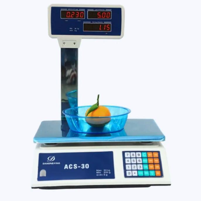 Digital Scale with pole 40kg 5g Digital electronic price scale 40kg with arm