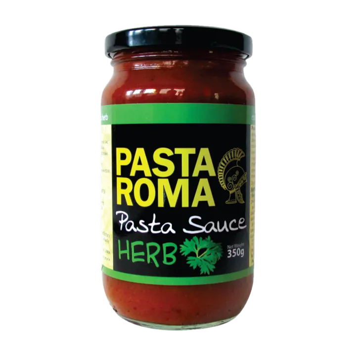 Pasta Roma Pasta Sauce Herb 350g, Fresh & Bursting with Flavour ...
