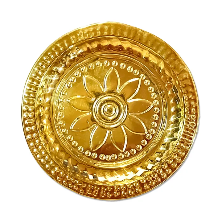 Brass%20Tray%204%20Inch%20Diameter%20Antique%20Bronze%20Finish%20round%20Tray%20for%20Home%20Decor%20And%20Serving%20-%20Image%202