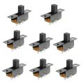 8 Pcs New 3 Pin 2 Position Micro Mini Toggle Switch SS12F15VG6 Panel Mount Slide Switches 6 mm DC 50V 0.5A Vertical Latching. 