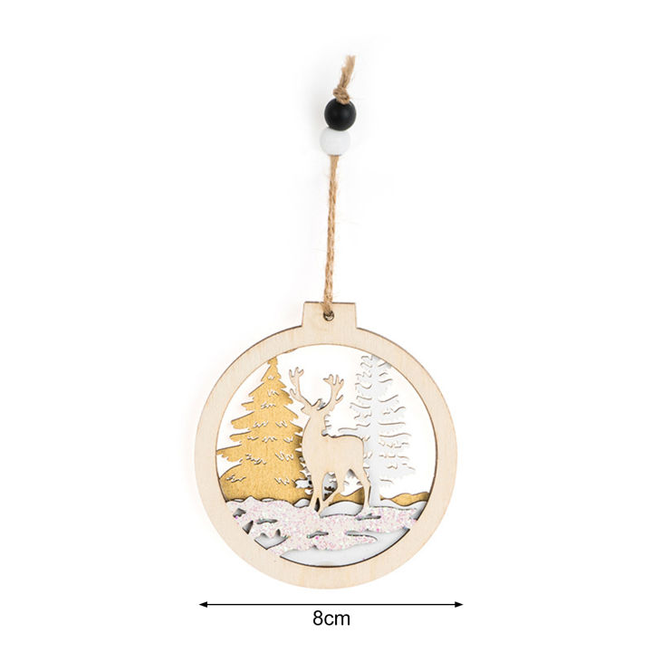 Wooden%20Christmas%20Tree%20Pendant%20Handcrafted%20Wooden%20Christmas%20Tree%20Reindeer%20Ornament%20Festive%20Holiday%20Decor%20for%20Home%20Parties%20Wood%20Christmas%20Decor%20-%20Image%202