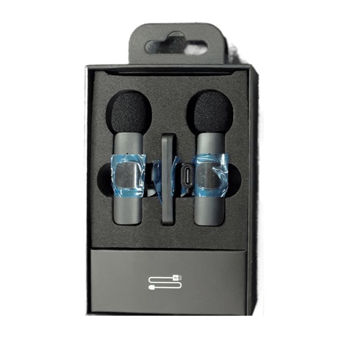 Dual%20Bluetooth%20Microphone%20K9%20Wireless%20Lavalier%20Microphone%20Noise%20Reduction%20Outdoor%20Live%20Broadcast%20USB%20Lavalier%20Microphone%20For%20Mobile%20Phone%20-%20Image%202