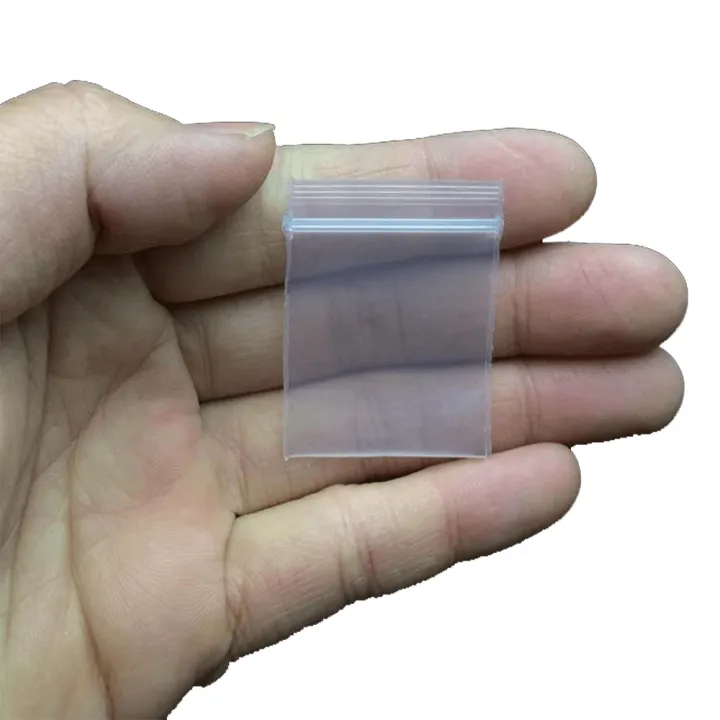 Ziplock (1 X 1"inch)  Transparent Bags - 200 PC's