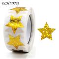 ECHIDNA Gift Box Sealing Decals Tear-resistant Gift Box Star Stickers. 