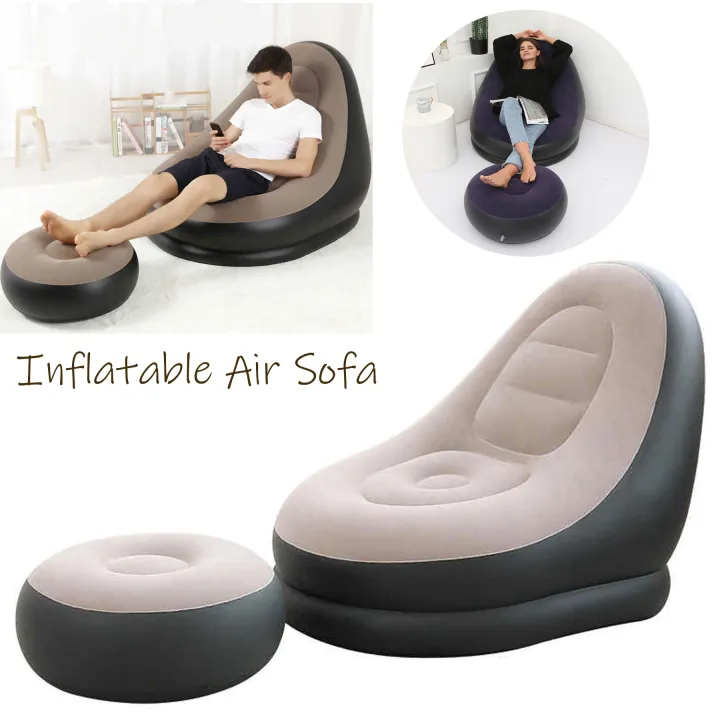 Casual%20Inflatable%20Sofa%20With%20Sofa%20Chair%20Set%20Air%20Sofa%20with%20Foot%20Rest%20Cushion%20-%20Image%202