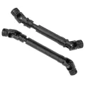 2Pc Steel Multiple Spline Drive Shaft for TRAXXAS TRX4 Land Rover Defender RC Car. 