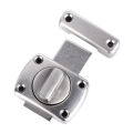 Rotating Door Latch Gate Lock Latch Surface Installation with 6 Screws for Cabinet Closet Wardrobe Doors. 