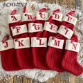 Christmas Stocking Christmas Stocking Embroidered Letter Hanging Rope Fine Workmanship Festive Xmas Decoration Warm Cozy Christmas Stocking. 