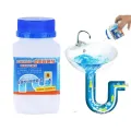 Block powder  Dreain cleaning powder Plumbing Cleaning Powering Agent Carefully Selected Pipe Cleaner Dissolves and Deodorizes Oil Stain from Toilet and Kitchen Drain  Drain cleaner remove clogged drainage in sink drain - sink pipe cleaner. 