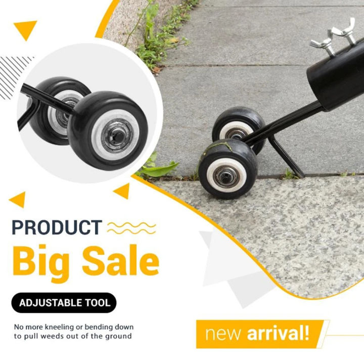 KOGEEK%20Adjustable%20Length%20Idler%20Wheel%20Garden%20Gap%20W-eed%20Extractor%20Portable%20Outdoor%20Labor-Saving%20Weeder%20-%20Image%206