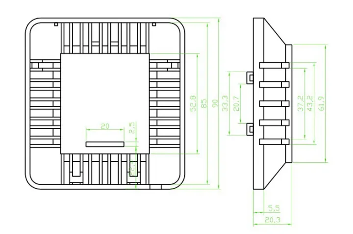 LK-S05%20ABS%20Case%20Plastic%20Enclosure%20Diy%20Project%20Box%20for%20Module%20Sensor%20Temperature%20and%20Humidity%20Sensor%20Housing%2090x83x34mm%20-%20Image%205