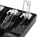 2X Hard Case Clip Cash Register Box Classify Store Cashier Coin Drawer Box Cash Drawer Tray Money Counter Case. 