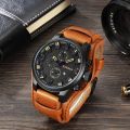 Curren Military Cama Watch  Curren Leather Strap Mens Watch 8225  FAIFA. 