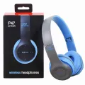 P47 Headset Bluetooth Wireless Earphones with Mic – Gaming Headset 5.0 Foldable Ear Over -P47 5.0 Earphone Hifi Noise Cancelling Headphone Bass Super Microphone- New F m TF Card Support. 