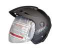 U.P.Co Jaguar Black Matt Motor Bike Helmet SLS Certified. 