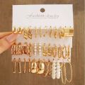 6 Pairs Fashion Earrings Set - 6 Pairs One Card. 