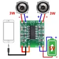 DC 5V 2 Channels Stereo 3W+3W Digital Power PAM8403 Module Class D Audio Amplifier Board USB Power Ultra Miniature Design. 
