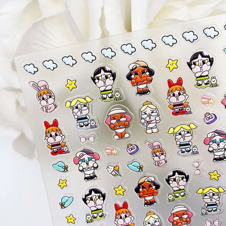 Cute%20Cartoon%20Bubble%20Mart%20Crybaby%20Nail%20Stickers%20Relief%20Nail%20Art%20DIY%20Decoration%20Embossed%20Nail%20Art%20Stickers%20Waterproof%20Stickers%20-%20Image%204