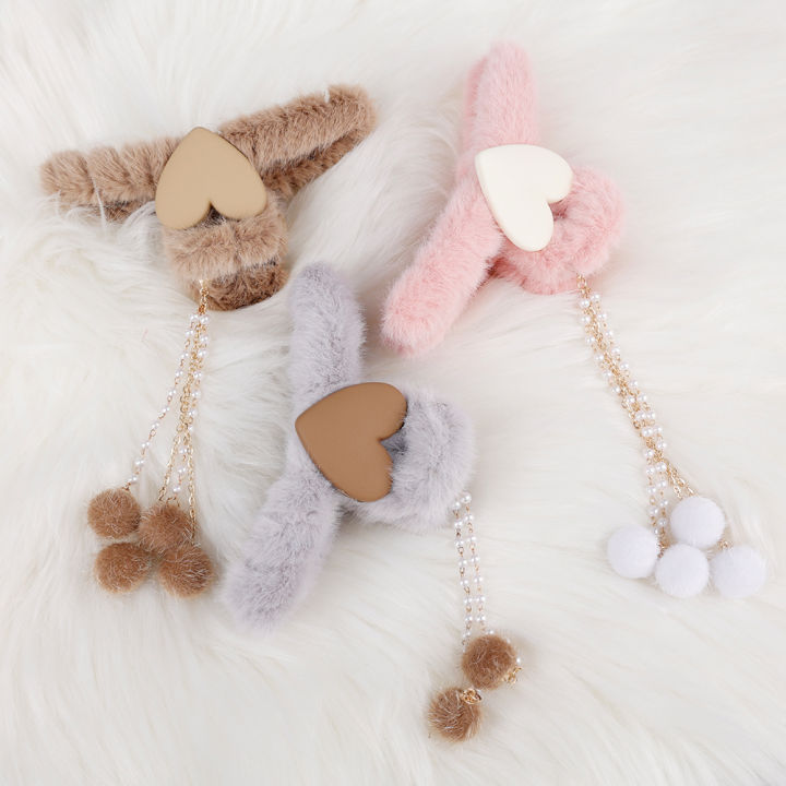Korean%20Style%20Temperament%20Plush%20Tassel%20Hair%20Clips%20For%20Girls%20Women%20Pearl%20Elegant%20Fashion%20Hair%20Accessories%20-%20Image%207