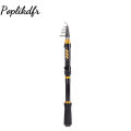 Ultralight Telescopic Fishing Rod With Cnc Reel Seat Carbon Fiber Fishing Pole For Bass Salmon Trout Fishing. 