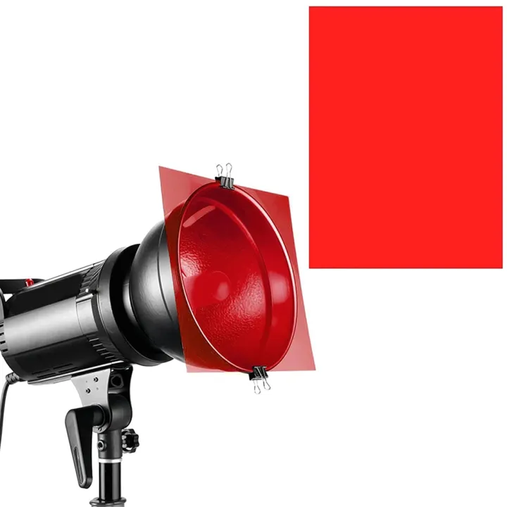 9%20Piece%20Gel%20Light%20Filter%20Color%20Correction%20Colored%20Overlays%20Film%20for%20Film,Video,Photo,Stage%20(Red)%20-%20Image%203