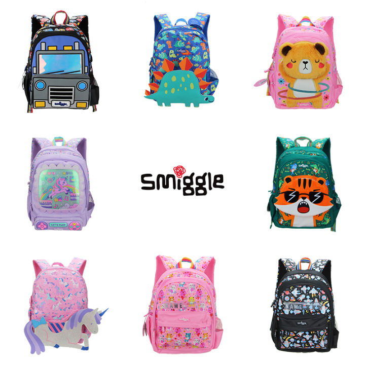 Australia%20Smiggle%20High%20Quality%20Original%20Children's%20School%20bags%20Boys%20Kids'%20Bags%20Girl%20Backpack%20Collection%2014%20Inches%20Set%20-%20Image%203