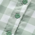 Girls Summer Outfits Sleeveless Plaid Top Pants 2pcs Clothes Set. 