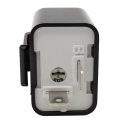 2X 2-Pin LED Flasher Relay 12V Adjustable Frequency for Motorcycle Turn Signal Fix Blinker Lights Indicator Relays. 
