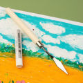 7Pcs/Set Palette Oil Mix Painter Paint Tool Pigment Texture Artist Scraper Art Draw Spatula Student Color Mixing Shovel. 