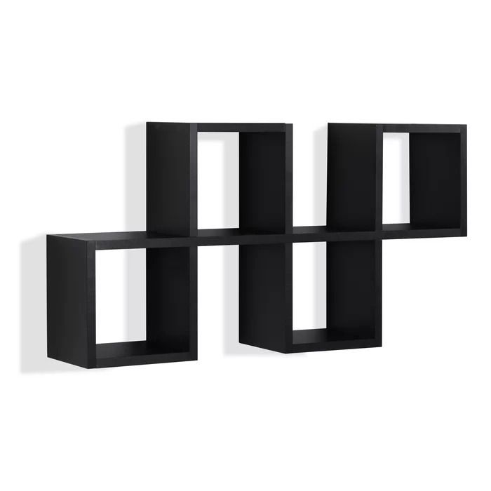 New Modern Wall Shelf Wood Fitting Cube Shelfs Easy installation | Micro Décor