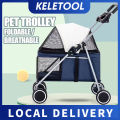 Pet Trolley / Pets Stroller / Cat Stroller Dog StrollerPet Foldable Trolley pet Stroller Puppy stroller Cat stroller car. 