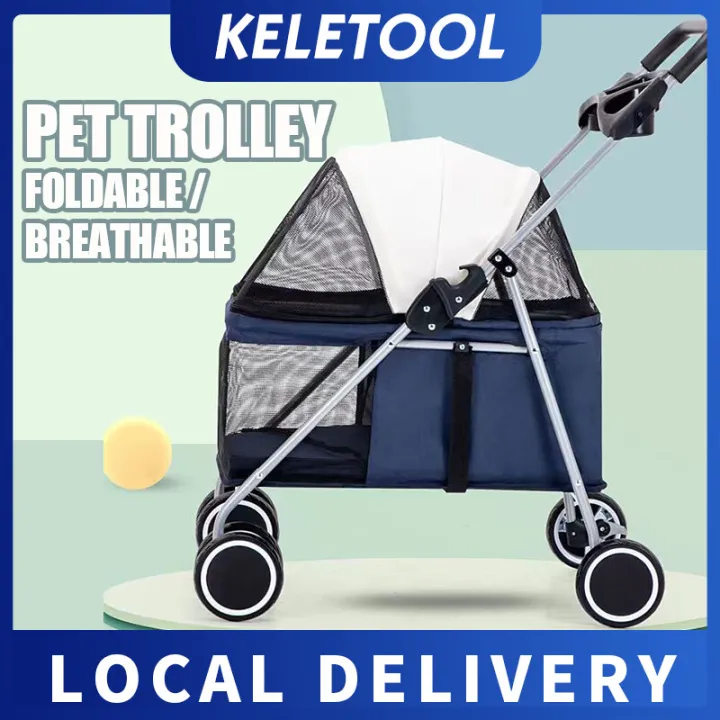 Pet%20Trolley%20/%20Pets%20Stroller%20/%20Cat%20Stroller%20Dog%20StrollerPet%20Foldable%20Trolley%20pet%20Stroller%20Puppy%20stroller%20Cat%20stroller%20car%20-%20Image%208