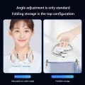 Portable Neck Fan, Foldable Neck Fan 360° Bladeless  mini fan Cooling Personal Neck Fan Rechargeable Hand-free Neck Fan with 3 Speeds for Travel, Outdoor, Home, Office, School, Camping. 