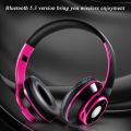Sutuiying Best Colorful Earphones Wireless Bluetooth 5.3 Headsets Built-in New Mp3 Player Foldable Sport Headphones Stereo Sound For Cellphone. 