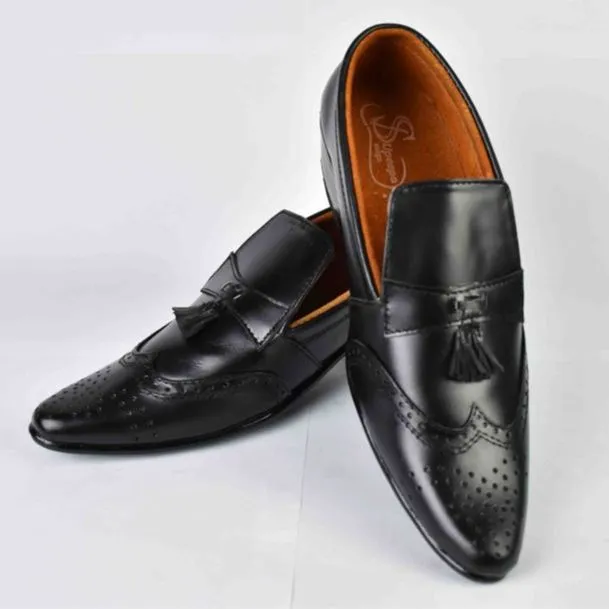 Good%20looking%20Men%20Wedding/party%20genuine%20cow%20leather%20black%20Shoes%20-%20Image%202