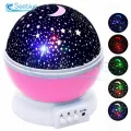 Rotating Night Light Projector Lamp Starry Star Master Sky Star Unicorn Children Kids Baby Sleep Romantic Led Projection Lamp USB/AA Battery  Night Light Projector for Kids, Starry Lamp for Kids Bedroom Birthday Christmas Gifts. 