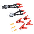 Hose Clip Pliers Adjustable Clamp Strength Hose Pincher Pliers Set Flexible High Strength Multipurpose with Fluid Line Stoppers for Automotive Hose Lines. 